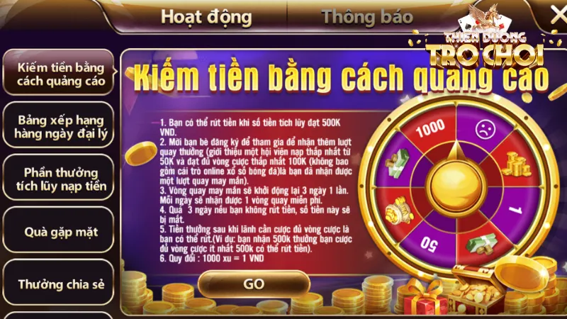 Sân chơi cá cược hàng đầu Việt Nam - Thiên Đường Trò Chơi mang đến cơ hội trúng thưởng hấp dẫn